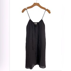 Mimi Chica black lace up dress